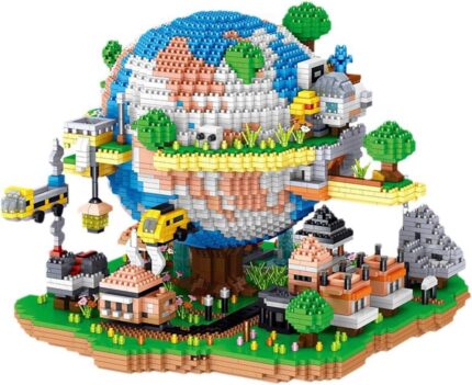 Architecture Global Village Micro Building Blocks Set（5452） - Architectural Model Toys Gifts for Kid and Adult